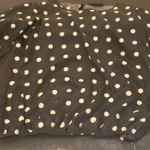 Long sleeve polkadot shirt